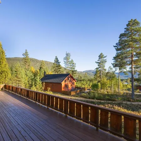 Cosy Norwegian With View & Fireplace - Marit's * Vradal